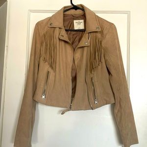 Abercrombie & Fitch Suede Fringe Jacket - Sz Medium
